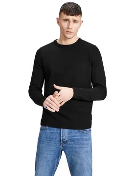 Pull Essential Basic Knitted Black M