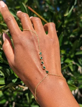 Green Bracelets 2024 Women Charm Wholesale for Ladies Rhinestone Finger Trend Summer Hand Jewelry Accessories Gifts - Aliexpress - FashionsVida