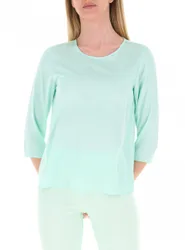 Blusa girocollo VERDE ACQUA XS