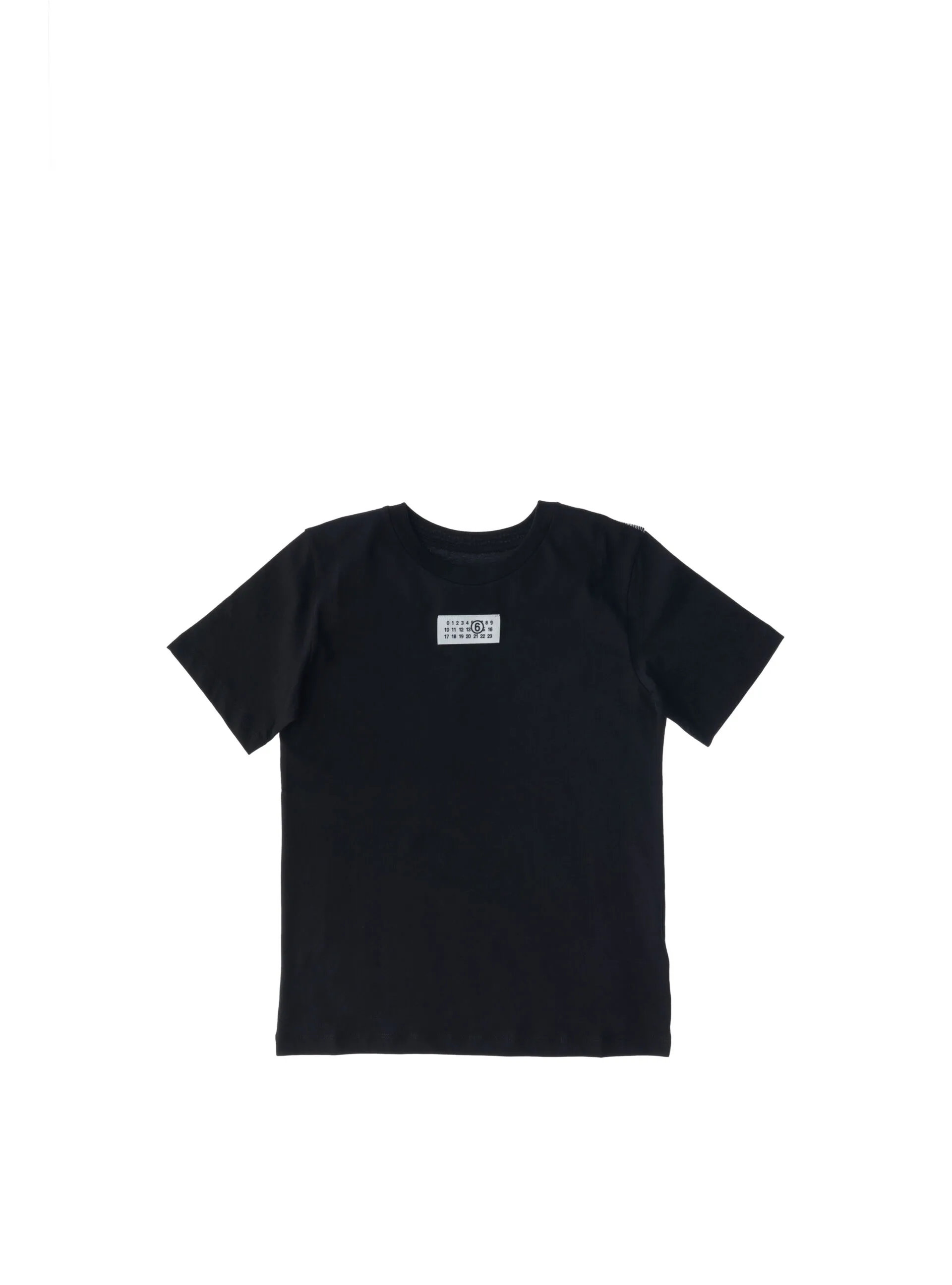 T-shirt girocollo NERO 14Y - Maison Margiela - FashionsVida