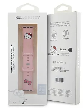 Sangle Hkawmschblp Apple Watch 38/40/41mm Pink One Size unisex - Hello Kitty - FashionsVida