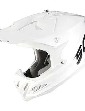 Casco Off Road Vx-22 Air Solid Bianco Lucido - Scorpion - FashionsVida