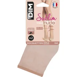 Pack de 2 calcetines transparentes