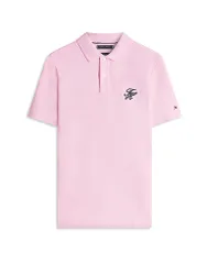 Poloshirt TH SCRIPT rosa L