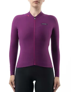 Maglia A Maniche Lunghe Alda Thermo Bi Burgundy