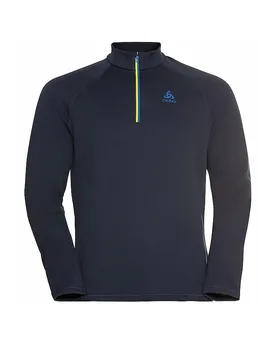 Zipshirt intimo da uomo Besso Mid Layer blu S - Odlo - FashionsVida