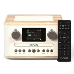 Radio Cd Classic C-d4 Cotton White / Oak One Size unisex