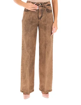 Dixie Pantalone wide leg COGNAC M - Dixie - FashionsVida