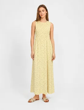Pieces - Vestido de nido de abeja - Pieces - FashionsVida