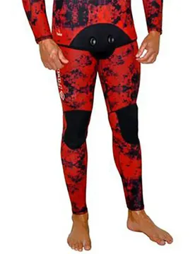 Pantaloni Da Pesca Subacquea Camo Blood 7 Mm