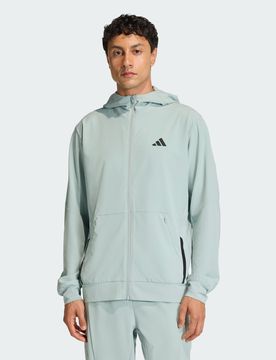 D4T Felpa con cappuccio da allenamento con zip integrale XL Wonder Sage