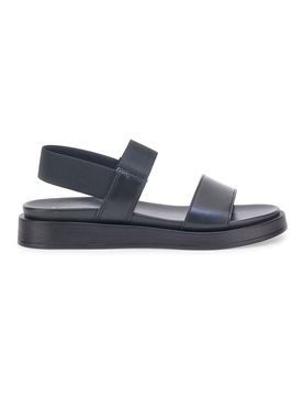 Sandali neri con fasce elastiche 28067IN 41