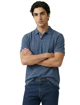 Herren Polo Blau 515454