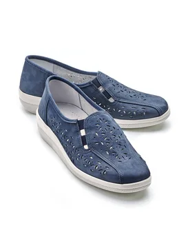 Luftpolster-Bequemslipper - Jeansblau - female - Size: 41 - Avena - FashionsVida