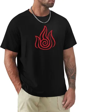 Firebending Symbol T-Shirt Summer Holiday Casual Tee - Aliexpress - FashionsVida