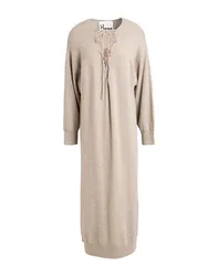 PM Midi-Kleid Damen Beige S Damen