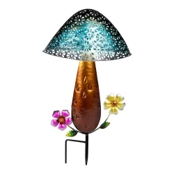 Viva domo Solar-LED-Pilz blau