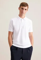 Regular Polo Uni Weiß XL