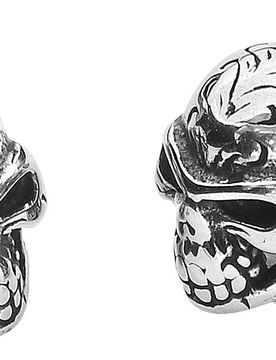 Gothic Ohrstecker-Set - Tattoo Skull - silberfarben - Unisex - unisex