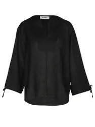Ecoalf Blouse en lin JENA noir M