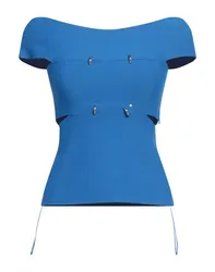 MCQUEEN Top Damen Blau L,M,S Damen