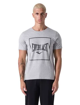 T-shirt à Manches Courtes Regular Fit Grey Melange M