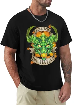 Roll For Initiative T-Shirt Soft Touch Basic Cotton T-Shirt - Aliexpress - FashionsVida