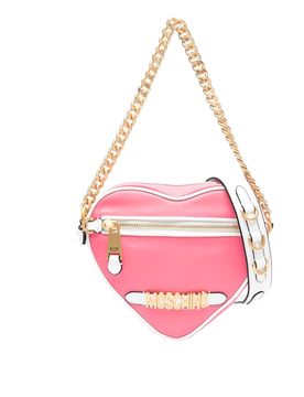 Moschino Borsa a cuore in nylon