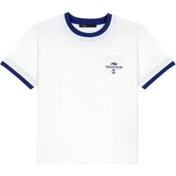 Camiseta de mujer con logo efecto superpuesto