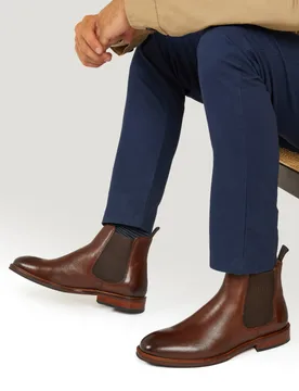 Leather Pull-On Chelsea Boots Brown female - Jones Bootmaker - FashionsVida