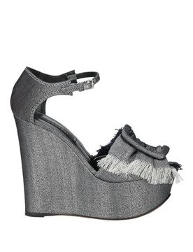 Sandalias Mujer Azul marino 35.5 Mujer