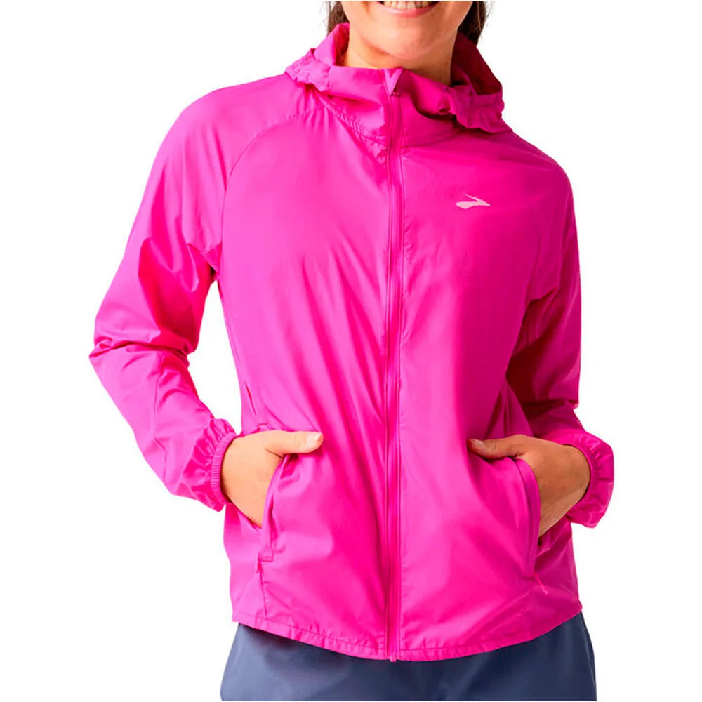 Canopy packable CHAQUETA RUNNING MUJER Rosa (XS) - Brooks - FashionsVida