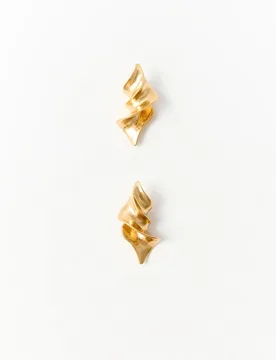 Sfera - Pendientes espiral metal - Sfera - FashionsVida