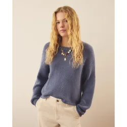 Jersey corto de mujer con cintas