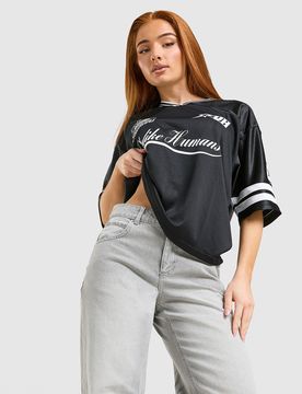 Womens Maglia Jersey League - Nero, nero nero Donna taglia XS