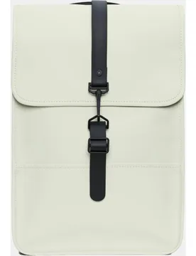Mochila mediana Mini resistente al agua en gris claro mate - Rains - FashionsVida