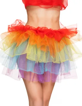 Tutu Tüllock Regenbogen für Damen bunt - female - BOLAND BV - FashionsVida