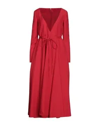 Vestido midi Mujer Rojo 40 Mujer