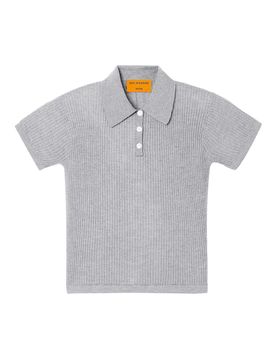 Polo shrunken grigio