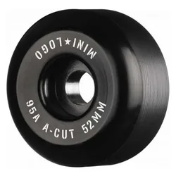 Roues De Skateboard A-cut Hybrid 52mm Black 52 mm/95A unisex