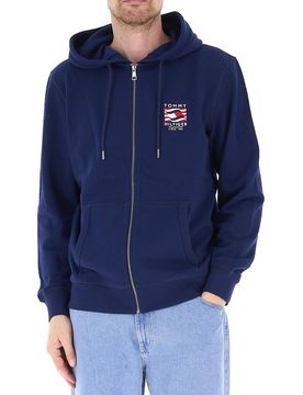 Felpa con cappuccio BLU NAVY M