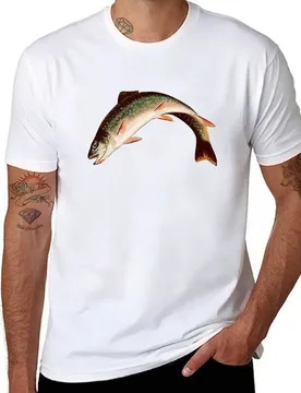 Jumping Trout T-Shirt t shirts for man cotton funny t shirt personalised T-Shirt - Aliexpress - FashionsVida