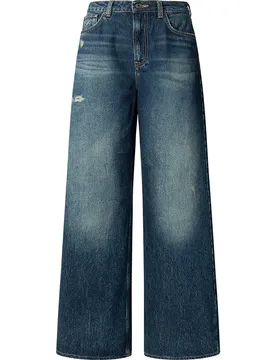 Jeans A Vita Alta Jaimy Wide Leg Denim 5W0 26