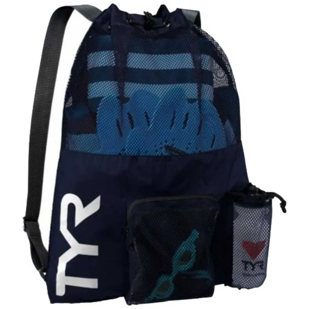 Big Mesh Mummy 40l Backpack Navy One Size unisex - TYR - FashionsVida