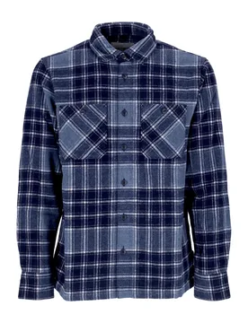 Camicia Manica Lunga Uomo L/s Jared Shirt Jared Check/storm Blue - CARHARTT WIP - FashionsVida