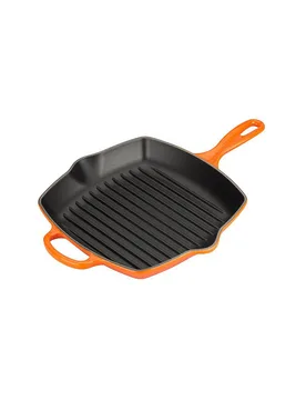 Grillpfanne quadrata 26x26cm SIGNATURE Ofenrot arancione - Le Creuset - FashionsVida