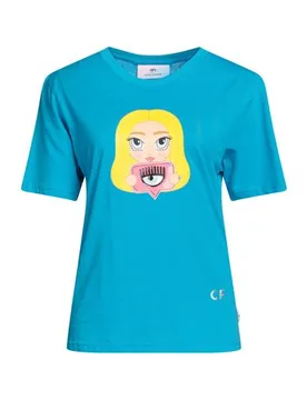 Camiseta Mujer Azul M Mujer - CHIARA FERRAGNI - FashionsVida