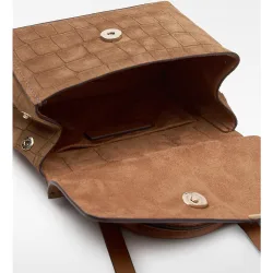Bolso de mano de mujer city bag Mica en serraje