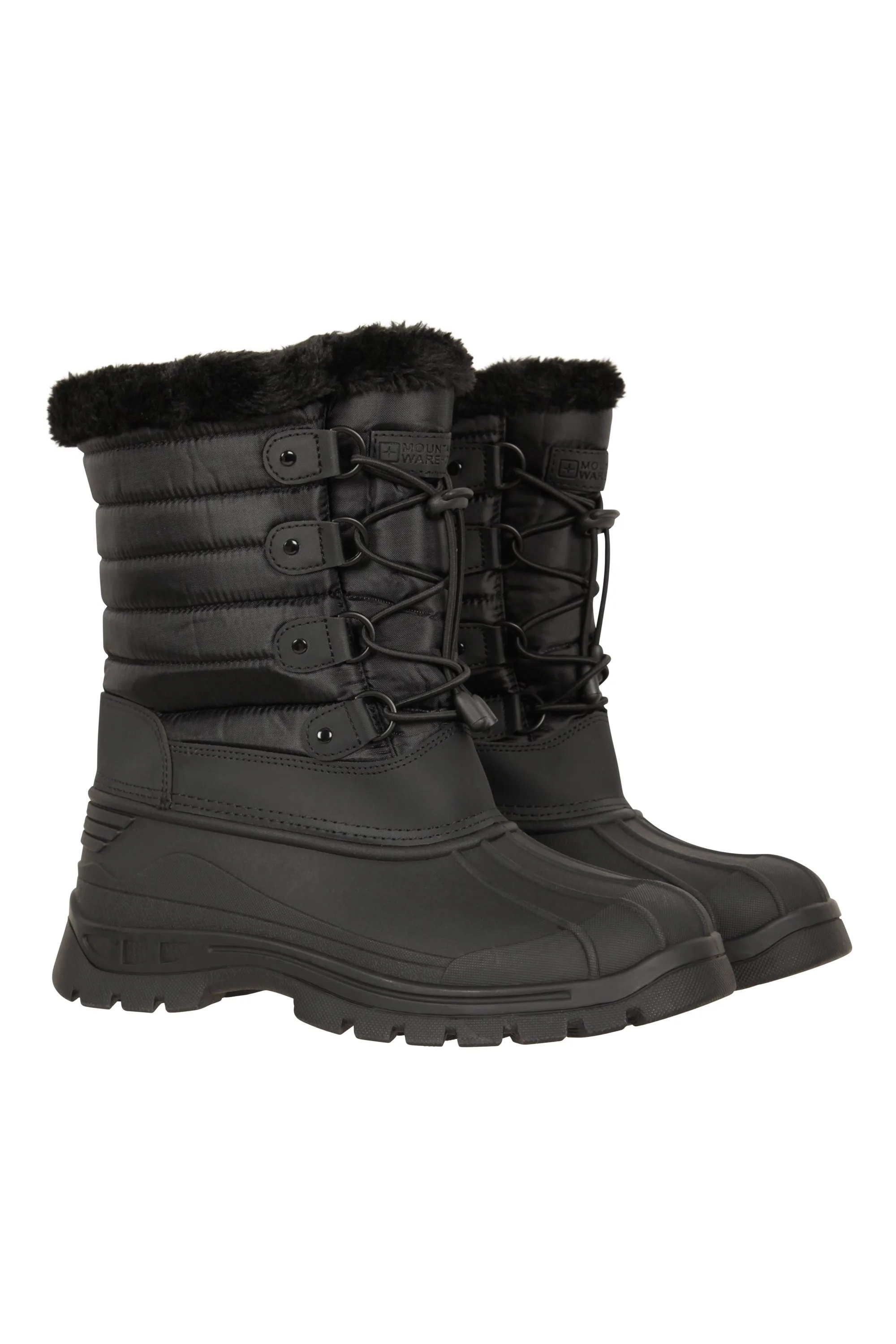 Whistler Womens Adaptive Snow Boots - Black - Black - Size: 7 - Mountain Warehouse - FashionsVida