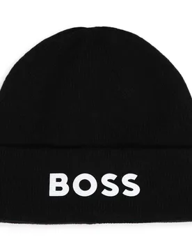 Bonnet Junior J53584 Black 58 cm unisex - BOSS - FashionsVida
